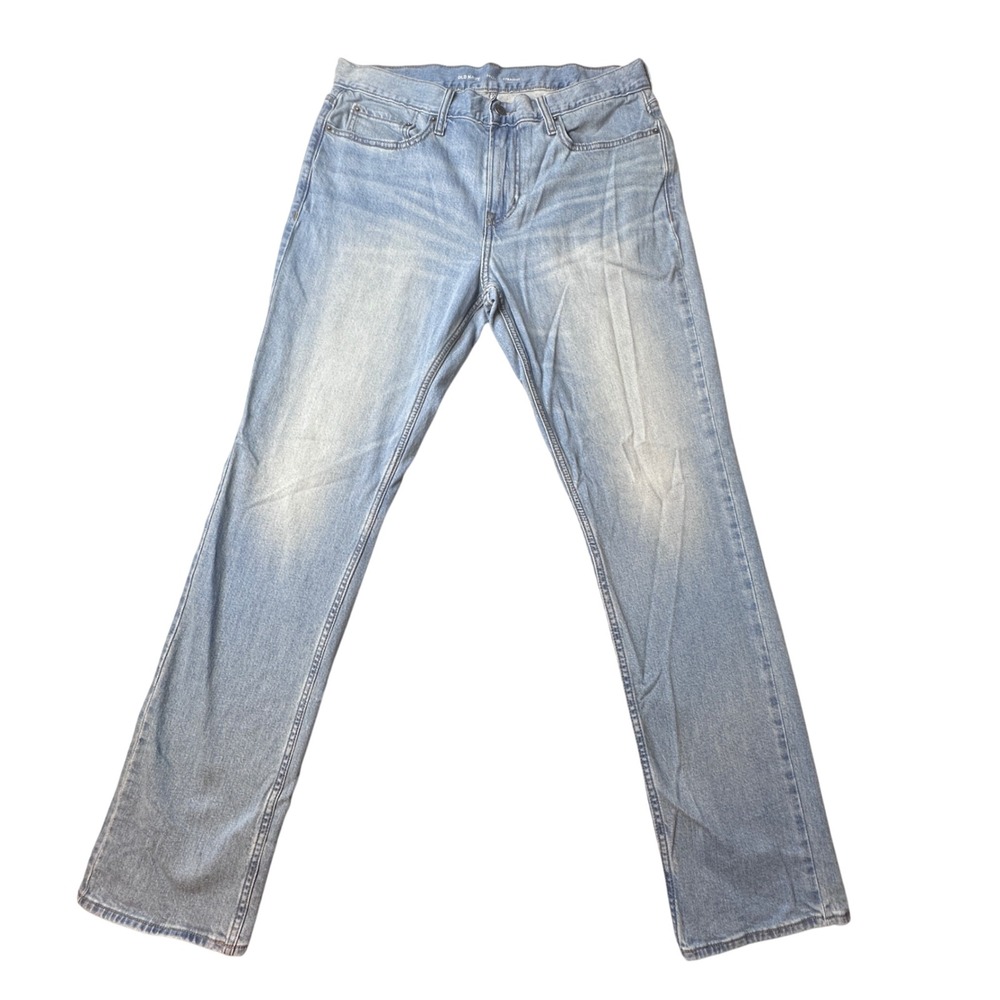 Old Navy Jeans Mens 34x34 Straight Built-In Flex Light Blue Stretch Denim Casual